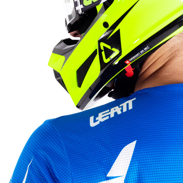 Product image of Leatt, V26 Moto 3.5 Jersey in Storm Teal, Colors: Blue, Brown, Orange, Red, Retro Pink, Stealth Black/Grey, Storm Teal, Sizes: 2-5, SKU: 5026020542