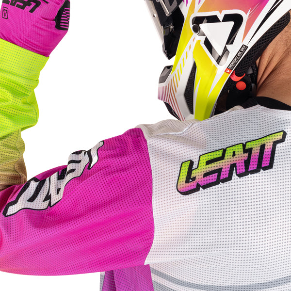 Product image of Leatt, V26 Moto 3.5 Jersey in Red, Colors: Blue, Brown, Orange, Red, Retro Pink, Stealth Black/Grey, Storm Teal, Sizes: 2-5, SKU: 5026020542