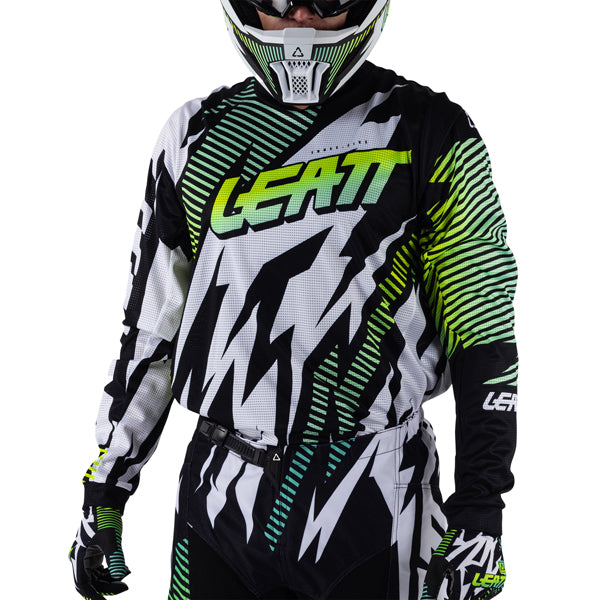 Image showing Leatt, V26 Moto 3.5 Jersey in Storm Teal, Colors: Blue, Brown, Orange, Red, Retro Pink, Stealth Black/Grey, Storm Teal, Sizes: 2-5, SKU: 5026020542