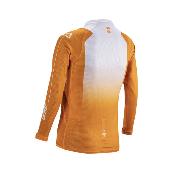 Image showing Leatt, V26 Moto 4.5 Jersey (Youth) in Orange, Colors: Orange, Royal Blue/Red, Stealth Black/Grey, Tiger Pink, Sizes: Y-LG, Y-MD, Y-SM, Y-XL, SKU: 5026000903