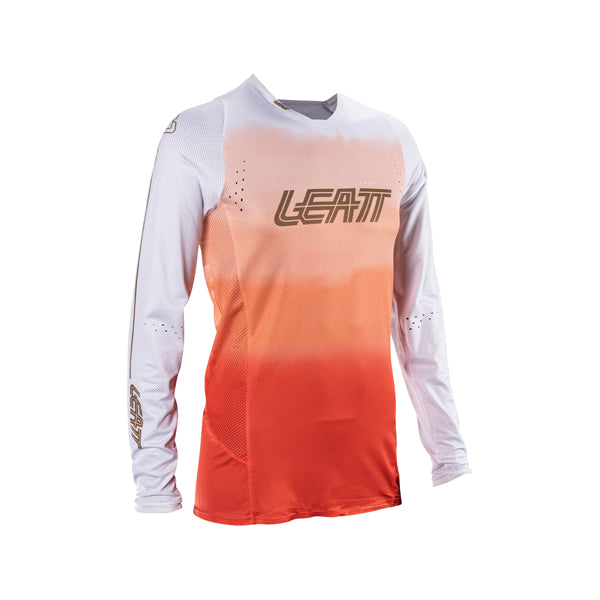 Studio product image of Leatt, V26 Moto 4.5 Lite Jersey (Womens) in Deep Blue, Colors: Coral Pink, Deep Blue, Sizes: 2-2, SKU: 5026000823