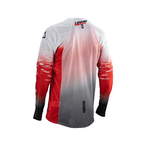 Studio product image of Leatt, V26 Moto 4.5 X-Flow Jersey in Pixel Blue, Colors: Black, Pixel Blue, Red, Sizes: 2-3, SKU: 5026000524
