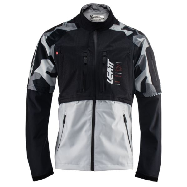 Product image of Leatt, Moto 4.5 HydraDri Jacket in Forge Grey, Colors: Black, Cactus, Forge Grey, Sizes: 2-5, SKU: 5023030250