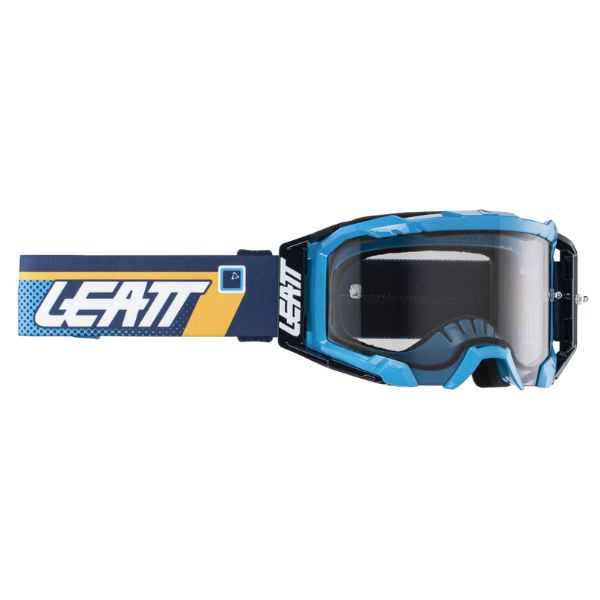 Image showing Leatt, Husqvarna Velocity 5.5 Goggle, Colors: Blue/Grey, Ink, Light Grey 58%, SKU: 3HS230033100