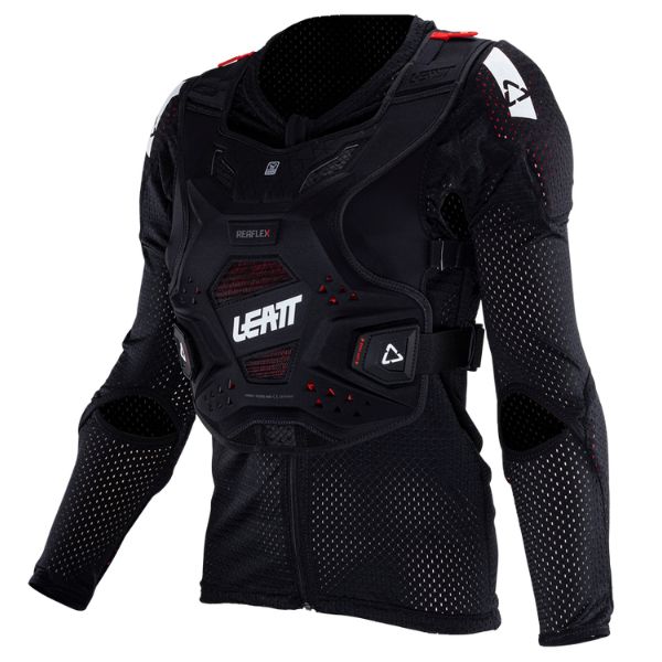 Product photo showing Leatt, ReaFlex Body Protector (Womens) in Black, Sizes: 2-2, SKU: 5024060400