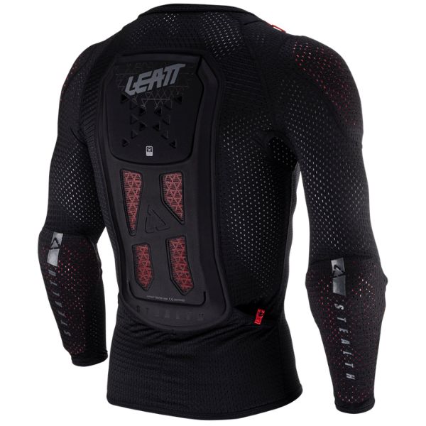 Detailed product image of Leatt, ReaFlex Stealth Body Protector in Black, Sizes: 2-2, SKU: 5024060460