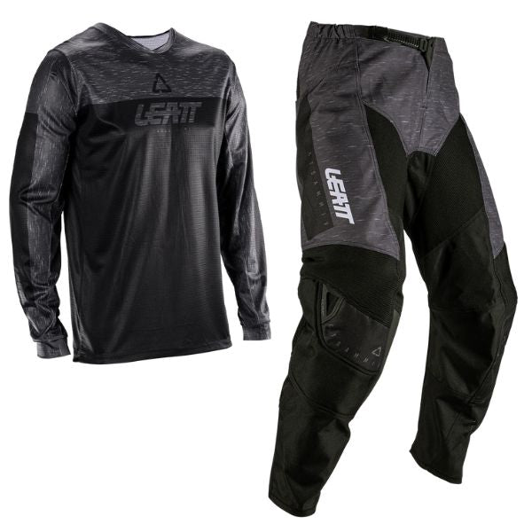 Detailed product image of Leatt, V26 Moto 3.5 Ride Jersey, Pant Combo in Blue, Colors: Blue, Brown, Orange, Red, Retro Pink, Stealth, Storm Teal, Sizes: 28-544, SKU: 5026000680