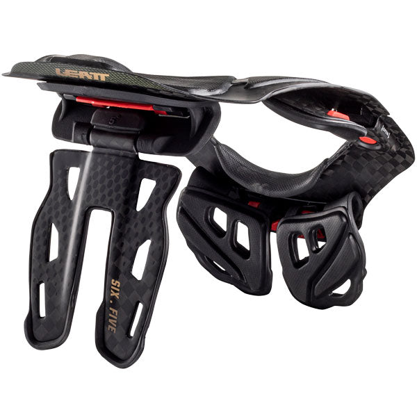 Detailed product image of Leatt, 6.5 Carbon Neck Brace in Black, Sizes: L/XL, S/M, SKU: 1022111701