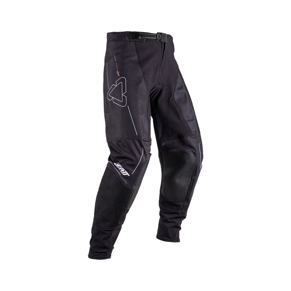 Product photo showing Leatt, V26 Moto 4.5 Pants in White, Colors: Black, Orange, Pixel Blue, Purple, Red, Stealth Black/Grey, White, Sizes: 28-44, SKU: 5026000541