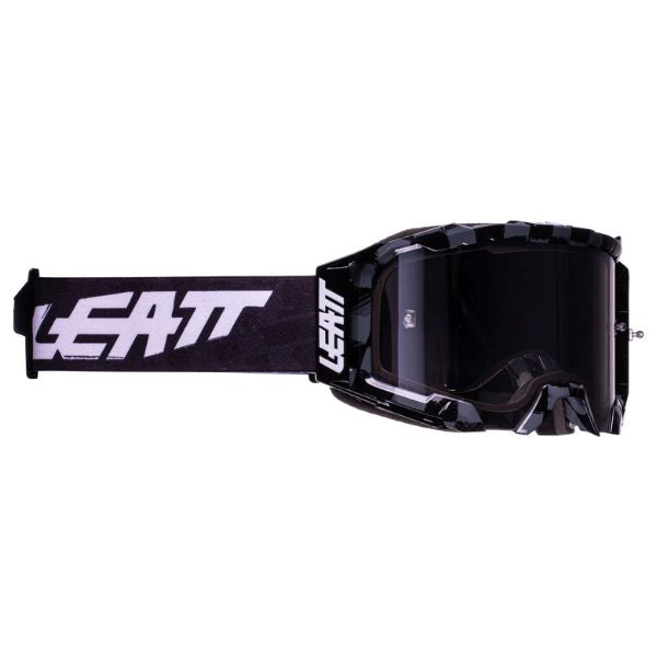 Studio product image of Leatt, Velocity 5.5 Iriz Goggle (Sale), Colors: Aqua, Purple 78%, Brushed, Silver 50%, SKU: 8022010310