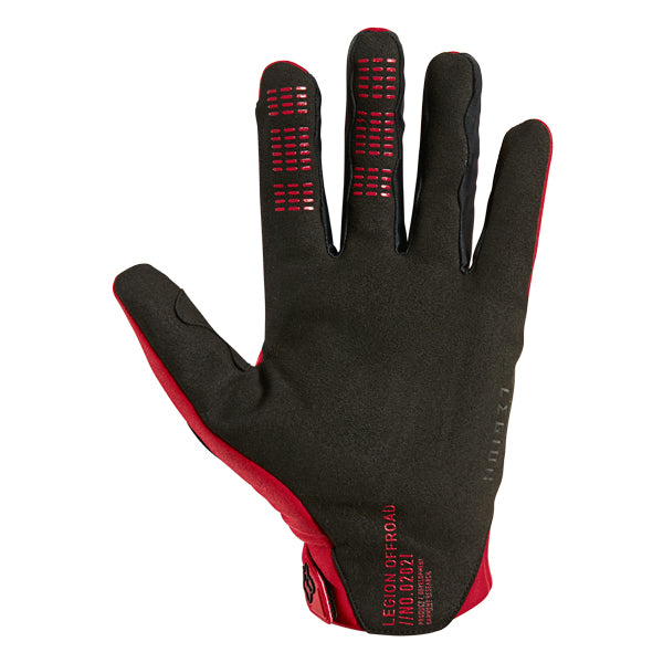 Product image of Legion Thermo Glove FlameRed 2 motocross gloves showing fit, construction, and colorway | Available at BTO Sports
