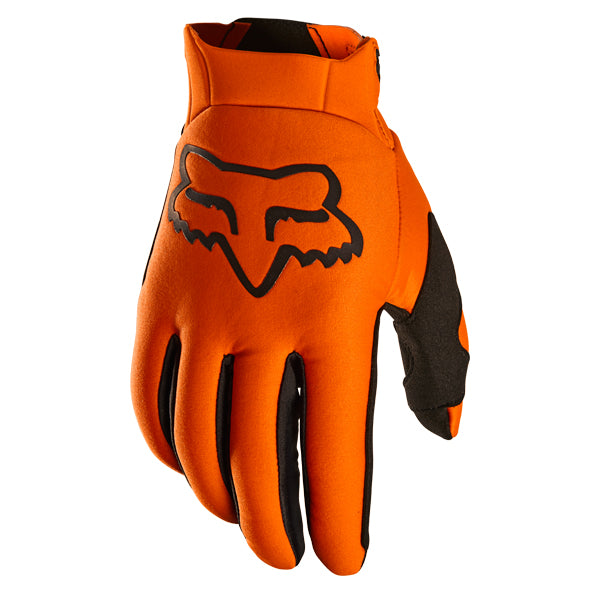 Product image of Legion Thermo Glove Orange 1 motocross gloves showing fit, construction, and colorway | Available at BTO Sports