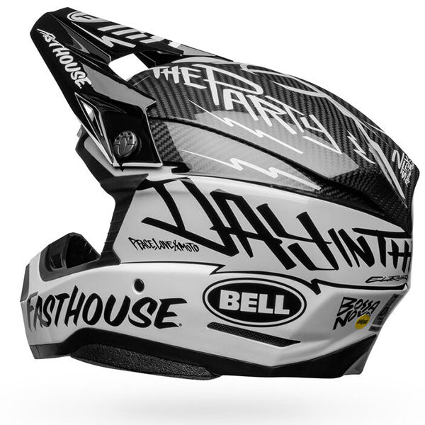 motorcycle helmet, rear view, showing aerodynamic shell design, ventilation ports, and secure retention system built for rider comfort and protection