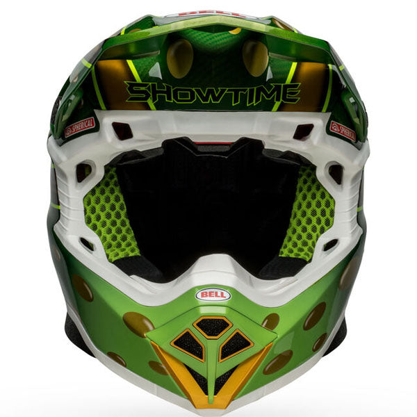 motorcycle helmet, showing aerodynamic shell design, ventilation ports, and secure retention system built for rider comfort and protection. SKU 07144737.