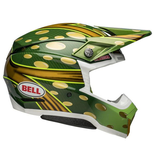 motorcycle helmet, showing aerodynamic shell design, ventilation ports, and secure retention system built for rider comfort and protection. SKU 07144733.