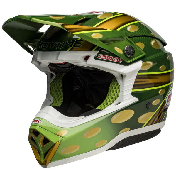 motorcycle helmet, showing aerodynamic shell design, ventilation ports, and secure retention system built for rider comfort and protection. SKU 07144735.