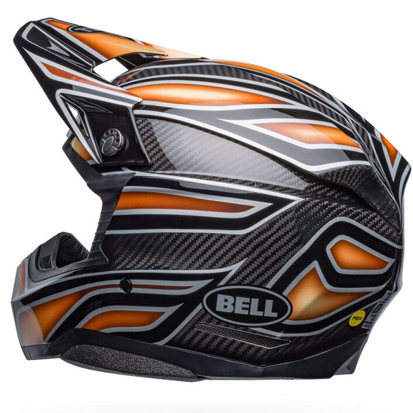 motorcycle helmet, showing aerodynamic shell design, ventilation ports, and secure retention system built for rider comfort and protection