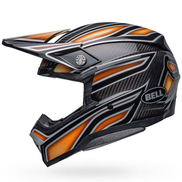 motorcycle helmet, showing aerodynamic shell design, ventilation ports, and secure retention system built for rider comfort and protection. SKU 07148605.