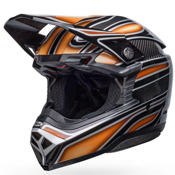 motorcycle helmet, showing aerodynamic shell design, ventilation ports, and secure retention system built for rider comfort and protection. SKU 07148607.