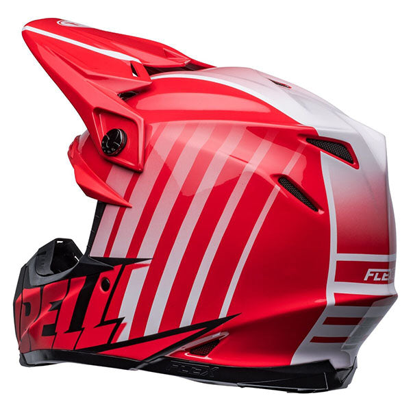 motorcycle helmet, showing aerodynamic shell design, ventilation ports, and secure retention system built for rider comfort and protection