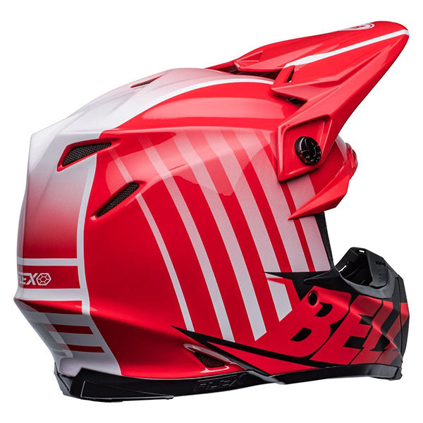 motorcycle helmet, showing aerodynamic shell design, ventilation ports, and secure retention system built for rider comfort and protection