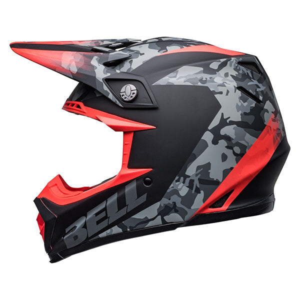 motorcycle helmet, showing aerodynamic shell design, ventilation ports, and secure retention system built for rider comfort and protection