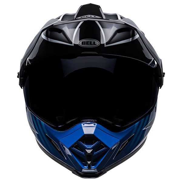 motorcycle helmet, showing aerodynamic shell design, ventilation ports, and secure retention system built for rider comfort and protection. SKU 07136385.