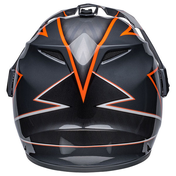 motorcycle helmet, showing aerodynamic shell design, ventilation ports, and secure retention system built for rider comfort and protection. SKU 07136412.