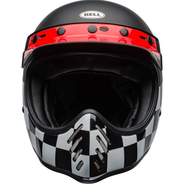 motorcycle helmet, showing aerodynamic shell design, ventilation ports, and secure retention system built for rider comfort and protection. SKU 07109941.