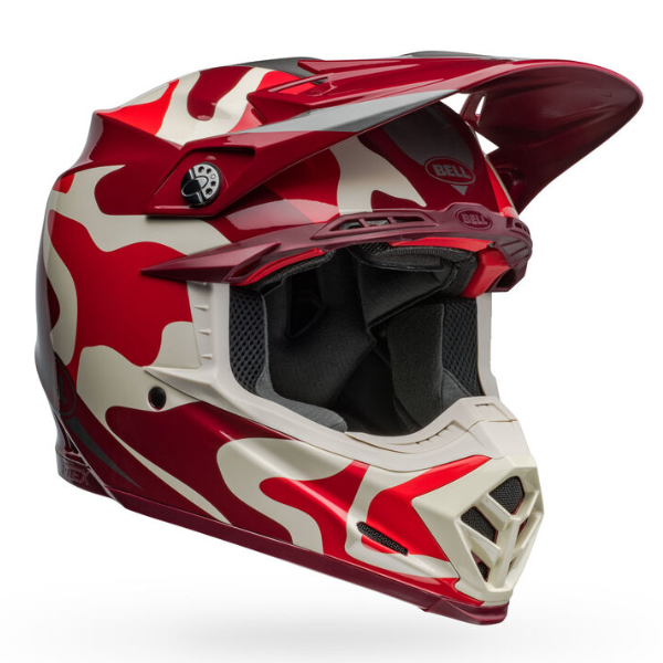 Bell Helmets Bell - Moto-9S Flex Ferrandis Mechant Helmet off-road motocross helmet, showing aerodynamic shell design, ventilation ports, and secure retention system built for rider comfort and protection. SKU 07157212.