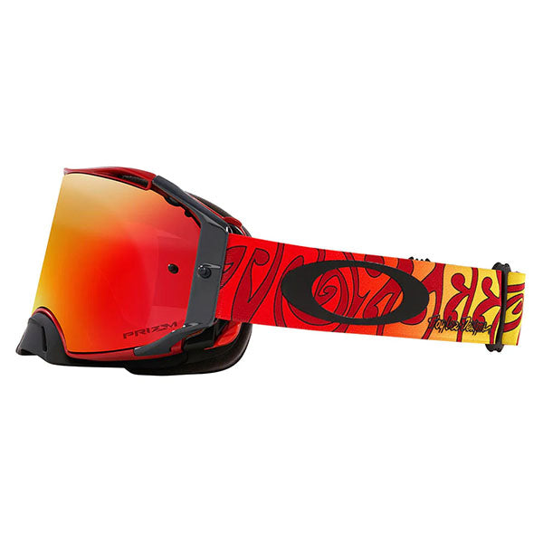 Oakley Airbrake MX TLD Trippy Goggle - lens removal system detail SKU OO7046-E9