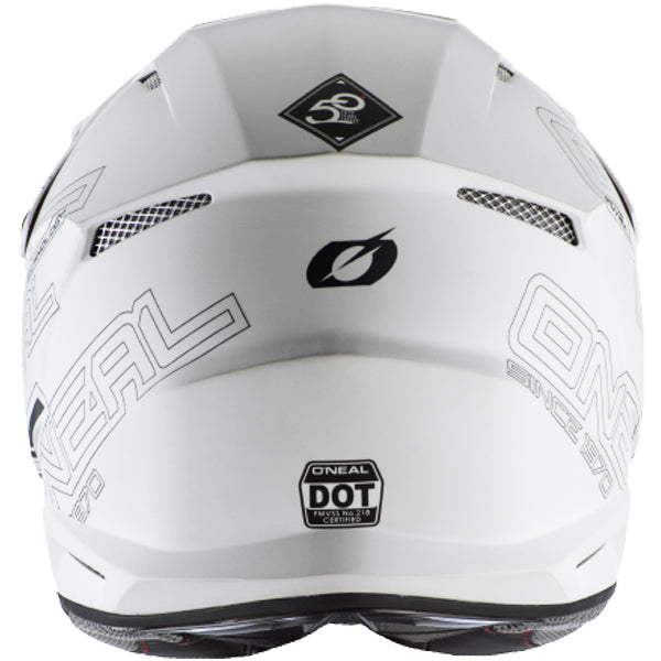 Catalog studio image of O'Neal, 3 Series Flat 2.0 Helmet, SKU 0627-004, color options Black, White, sizes XS–3X