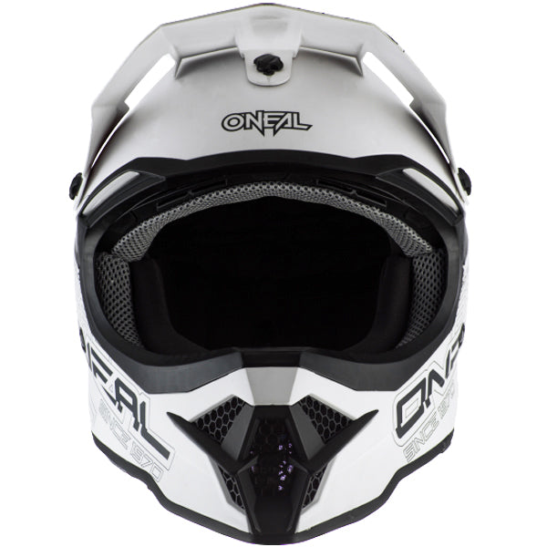 High-resolution studio image of O'Neal, 3 Series Flat 2.0 Helmet, SKU 0627-002, color options Black, White, sizes XS–3X