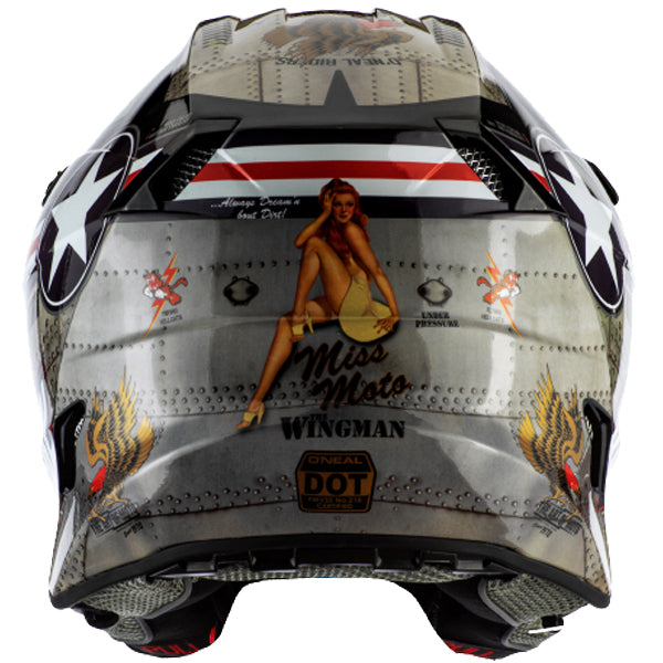 High-resolution studio image of O'Neal, 5 Series Wingman Helmet, SKU 0628-702, color options Grey/Black, sizes XS–2X