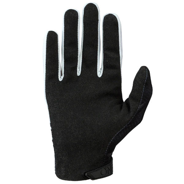 Detailed studio photograph of O'Neal, Matrix Stacked Glove, Offroad Gloves, SKU 0391-649, color options Black/White, sizes XL–2X