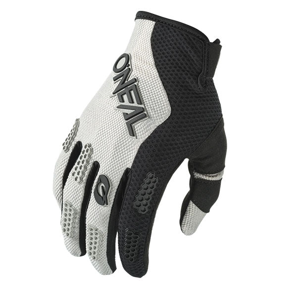 Detailed studio photograph of O'Neal, Element Racewear V.24 Glove, Offroad Gloves, SKU E032-4071, color options Black, Blue, Black/Grey, Red, Orange, Neon Yellow, sizes XS–5X
