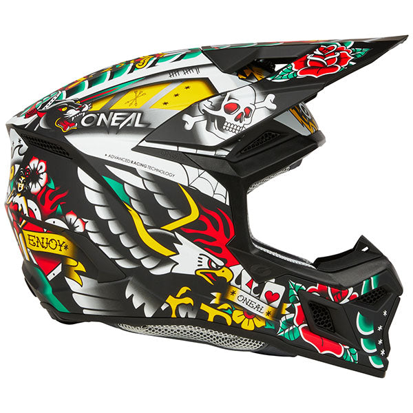 Product photo of O'Neal, 3 Series Inked V.25 Helmet, SKU 0625-332, color options Multi, sizes XS–2X