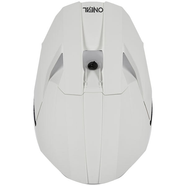 Studio image highlighting O'Neal, 3 Series Solid Helmet, SKU 0625-034, color options Black, White, sizes XS–2X