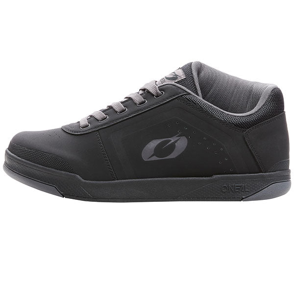Catalog studio image of O'Neal, Pinned Pro Flat Shoe (MTB) Mountain Bike, Shoes, SKU 325-308, color options Black, sizes 7–13