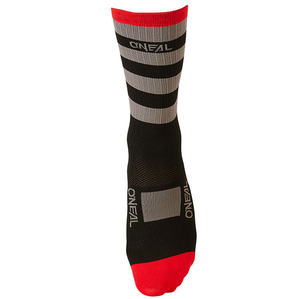 Studio photo showcasing O'Neal, Performance Sock Stripe (MTB) Mountain Bike, Socks, color options Stripe, sizes 7-9, 10-13