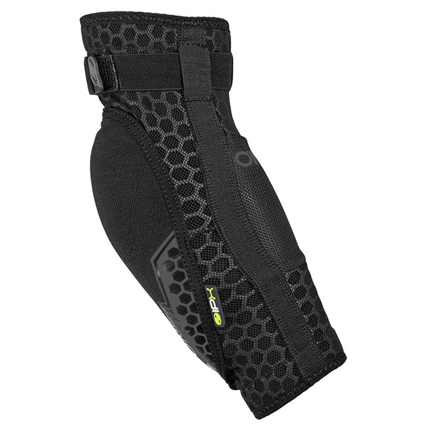 Studio image highlighting O'Neal, Redeema Elbow Guard (MTB) Mountain Bike, SKU 0251-733, color options Black, sizes XL–XL