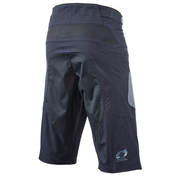 Detailed studio photograph of O'Neal, Element FR Hybrid Shorts (MTB) (Youth), SKU 1081-024, color options Black/Grey, sizes Y-22, Y-24, Y-26, Y-28