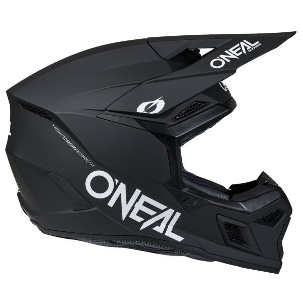 Studio product photo on a neutral background of O'Neal, 3 Series Classic Helmet, SKU 0625-315, color options Black/White, sizes XS–2X