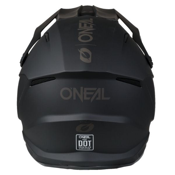 Clean studio photo on a white background of O'Neal, 4 Series Solid Helmet, SKU 0626-113, color options Black/Grey, Grey/Black, sizes XS–2X