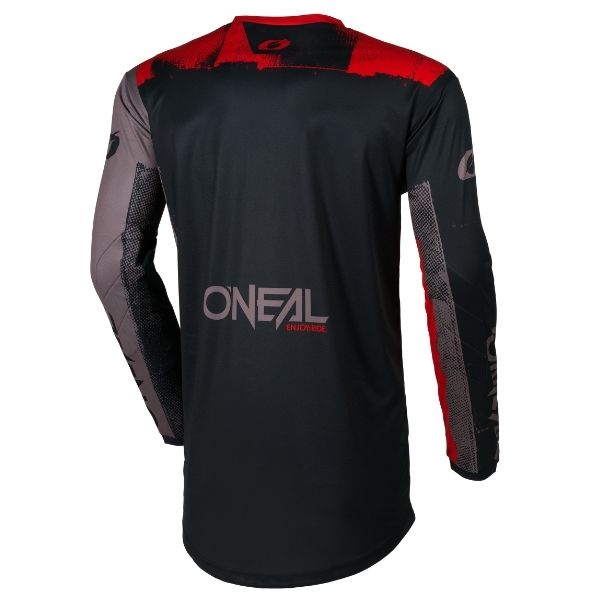 Catalog studio image of O'Neal, Element Roller Jersey, SKU E007-213, color options Grey/Red, Black/White, Blue/Orange, sizes XL–2X