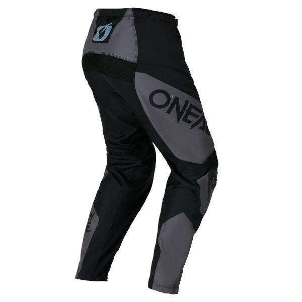 Detailed studio photograph of O'Neal, Element Racewear Pant, Pants, SKU E027-0130, color options Black/Grey, Black/Red, Black/Olive, sizes 28–52