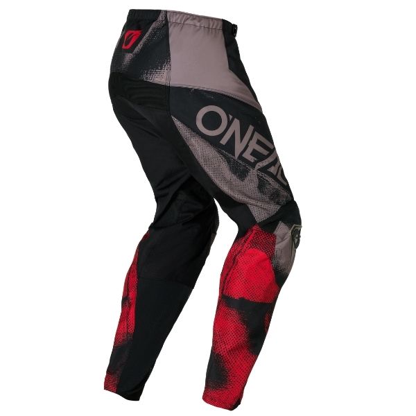 High-resolution studio image of O'Neal, Element Roller Pant, Pants, SKU E027-2130, color options Grey/Red, Black/White, Blue/Orange, sizes 28–42