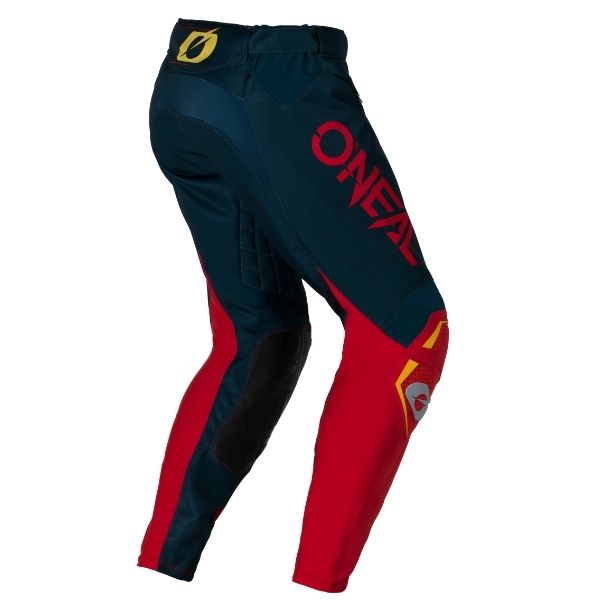 High-resolution studio image of O'Neal, Hardwear Swipe Pant, Pants, SKU H027-1030, color options Blue/Red, Blue/Orange, White/Black, sizes 28–42