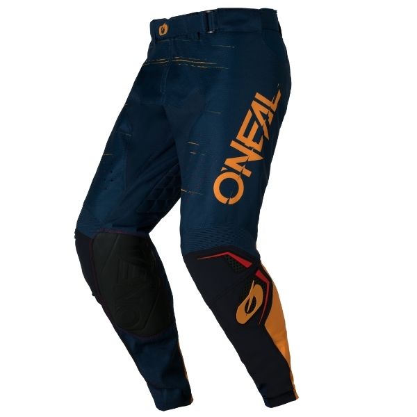 High-resolution studio image of O'Neal, Hardwear Swipe Pant, Pants, SKU H027-1032, color options Blue/Red, Blue/Orange, White/Black, sizes 28–42