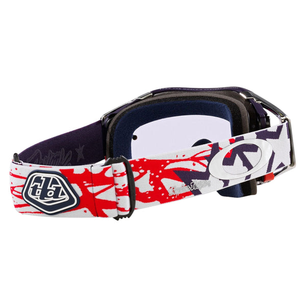 Product image of Oakley Airbrake MX TLD Trippy Goggle 5 motocross goggles showing frame design, lens style, and colorway